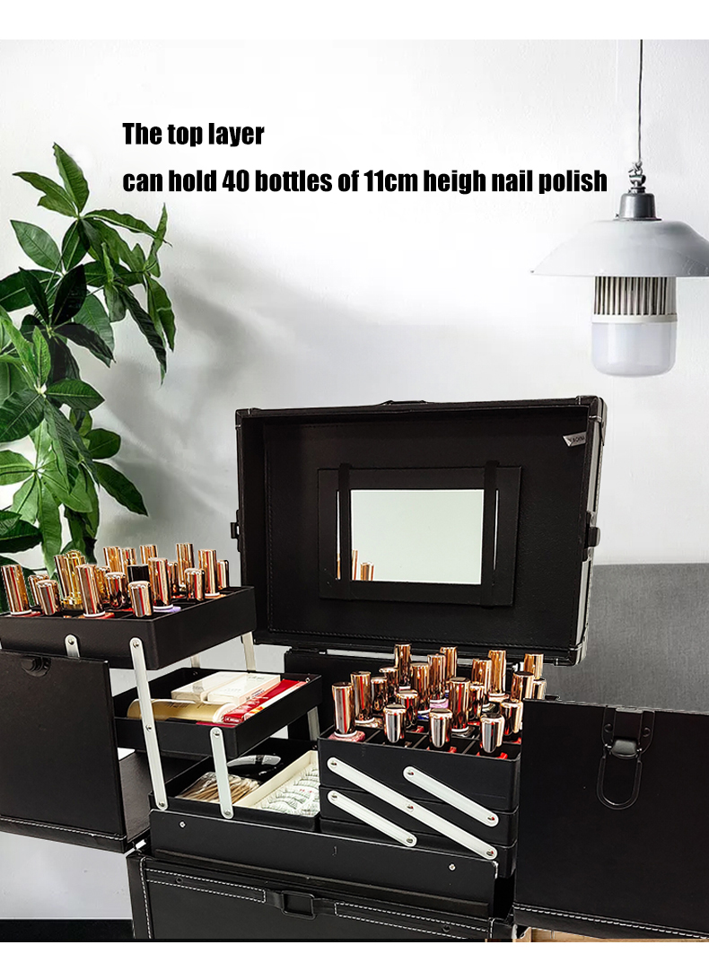 professional nail train case