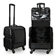 makeup suitcase with wheels