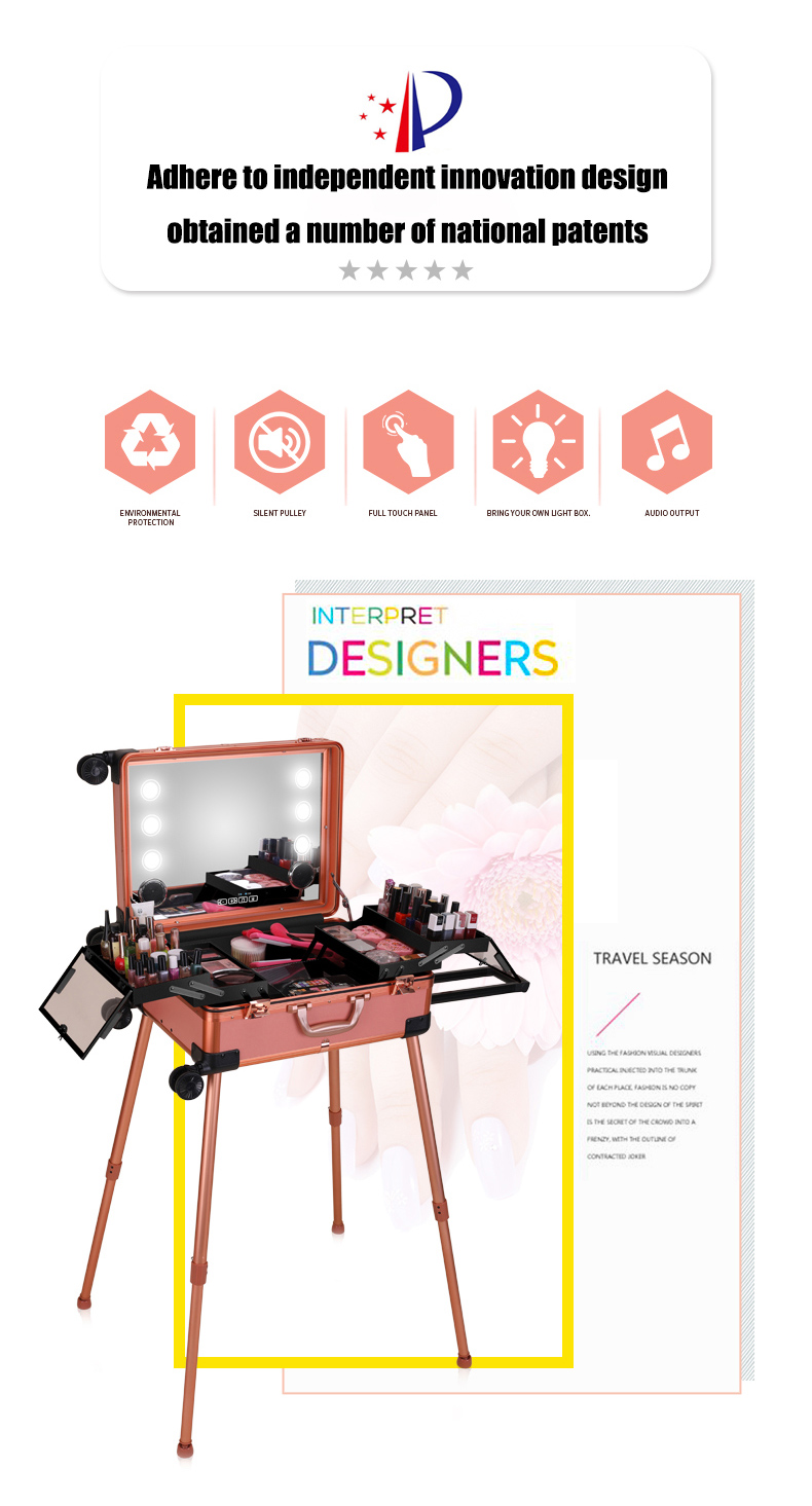 professional makeup artist travel case