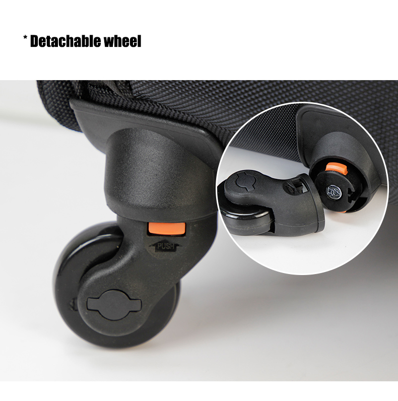 Professional Makeup Case on Wheels details 02