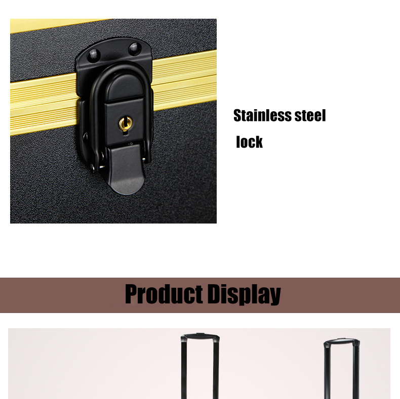 rolling trolley makeup case