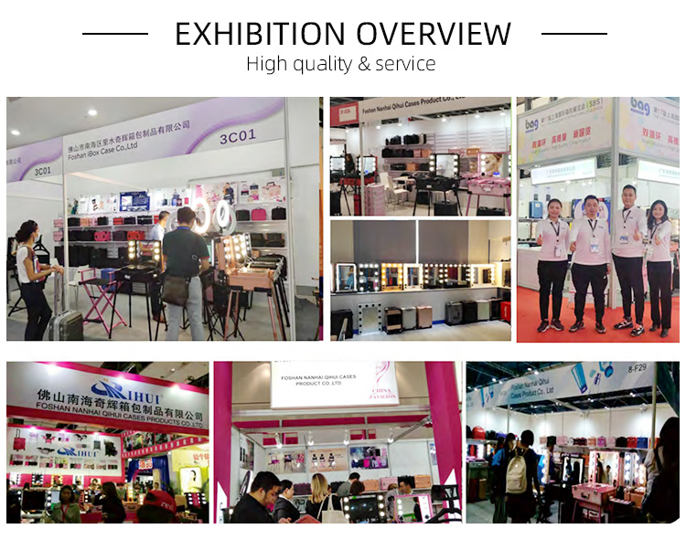wholesale makeup bags black exhibition