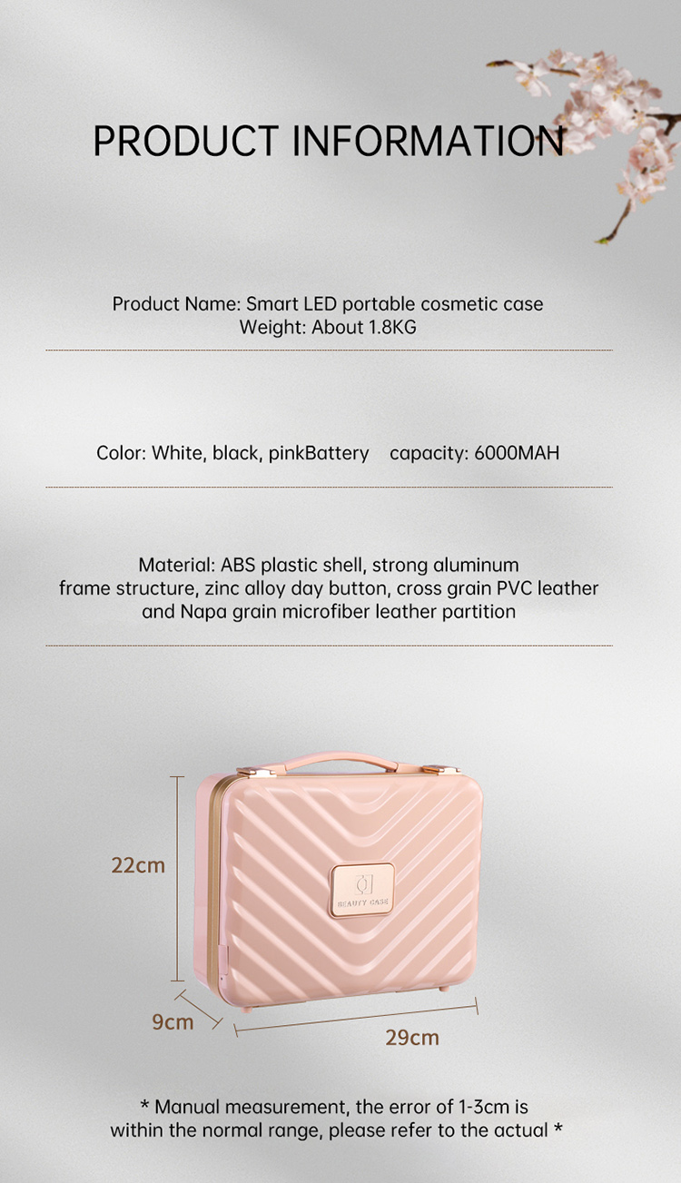 wholesale makeup bags black details