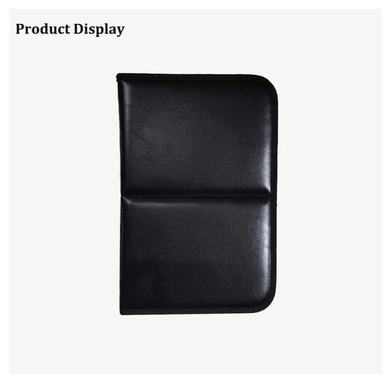 PU Professional Makeup Brush Bag Foldable Makeup Brush Bag detail 07