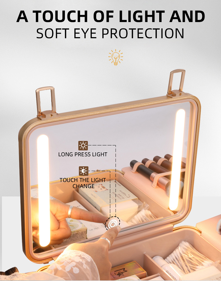 portable wholesale makeup bags black