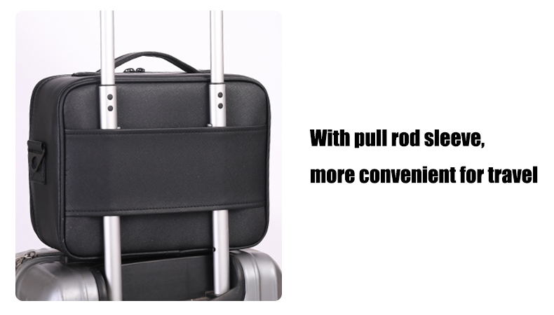 PU Cosmetics Train Case with Removeable LED Lighted Mirror detail 11