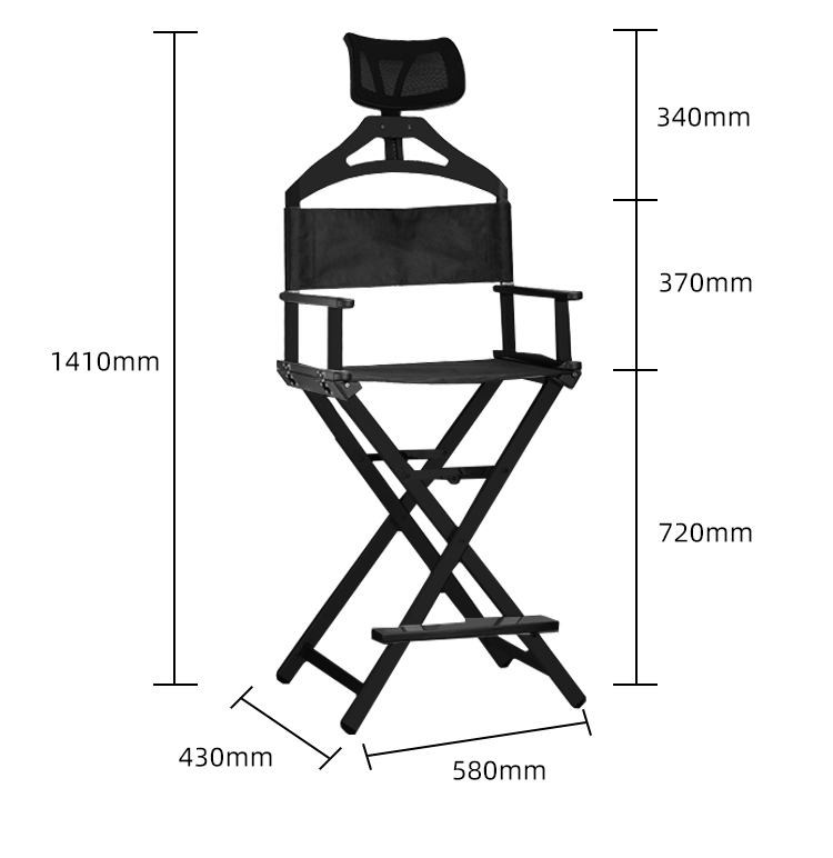 Professional Makeup Artist Chair size