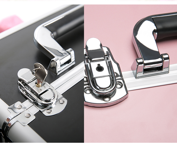4 in 1 rolling makeup train case detail 04