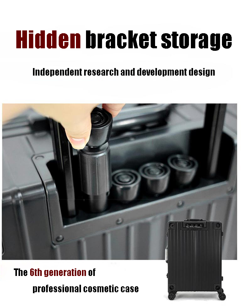 Lighted Makeup Case storage