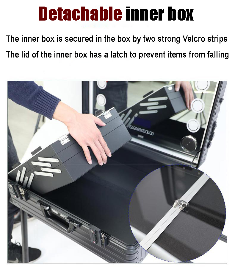 Lighted Makeup Case box