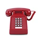 Cheeta Antique Telephone CT-N8020 Red