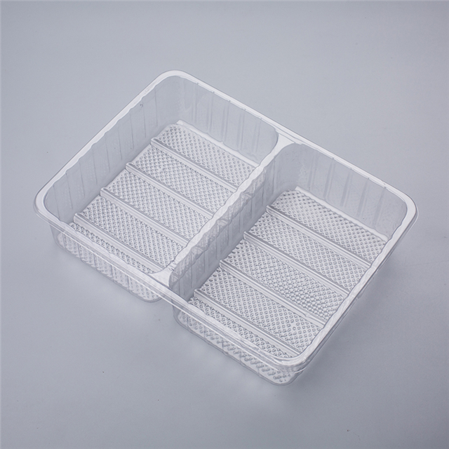 Transparent Clear Plastic Blister Clamshell Cookie Tray Packaging