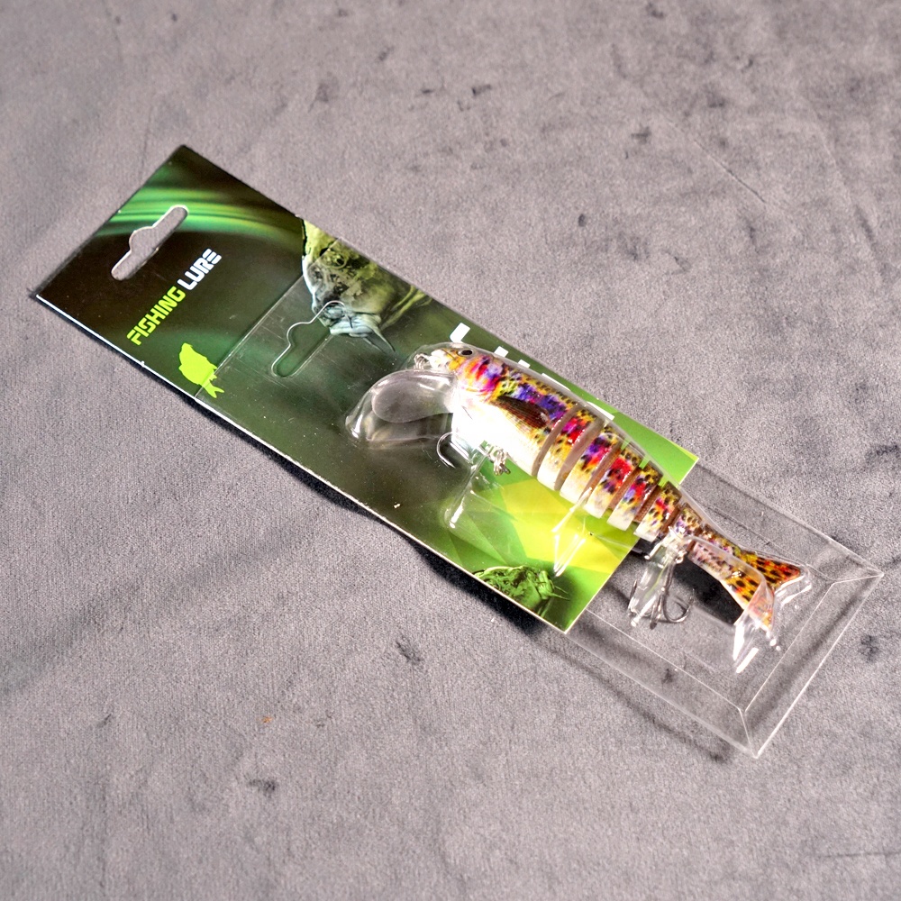 2021 Wholesale fishing lure slide blister with card