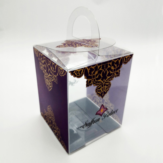 High Quality Customized Luxury Transparent Cake Box With Printing