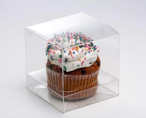 Hot Sale Custom PET Clear Transparent Rectangle Cake Box