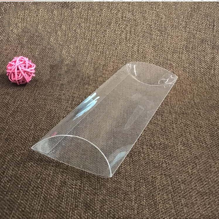 factory Custom Print Plastic PVC Clear Pillow Box
