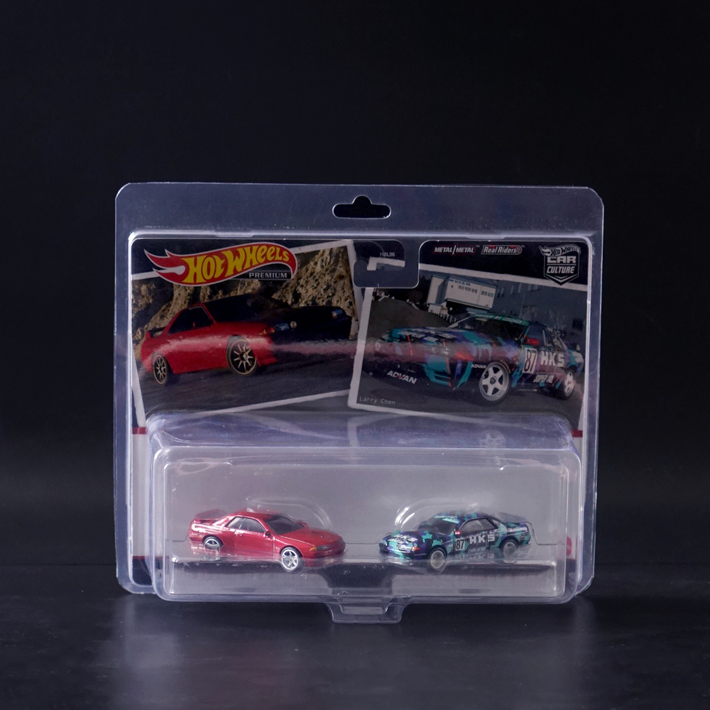 Factory Custom Hot Wheels Blister Protector PET Toy Car 2-pack protector 0.75mm thickness