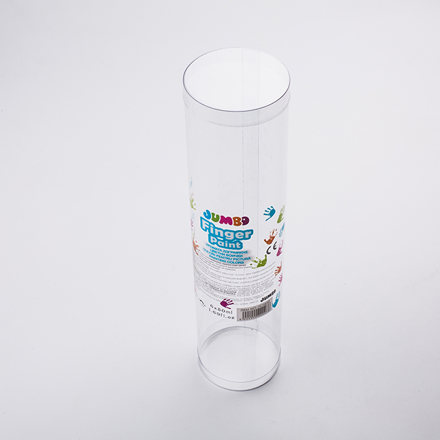 Custom Printed Aceatate Plastic Cylinder PVC Clear Tube box