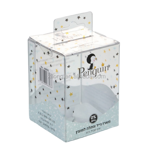 Packaging Manufacturers Pet Gift Clear Plastic Custom Folded  Transparent Pvc Boxes For Toy