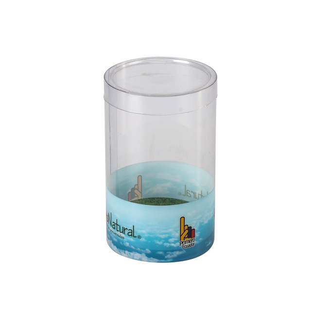 clear plastic cylinder packaging box, gift pvc round box cylinder container