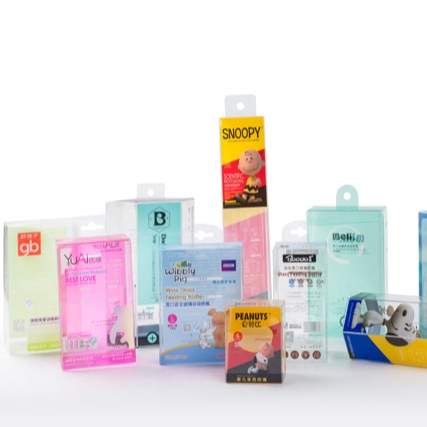 Custom Printing Foldable PET Clear Packaging Box Gift Box for Packing
