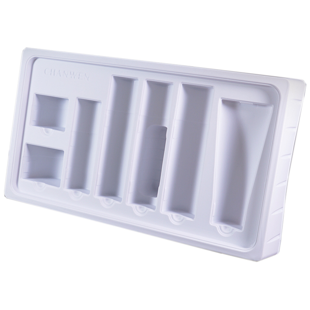 Custom blister perfume and cosmetic tray packaging
