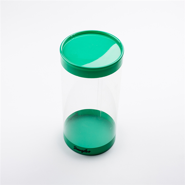Cylinder Round Box Containers Transparent Clear PET Plastic Display PVC Customized OEM Tube Box Round Packaging Environmental