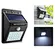 solar sensor wall light