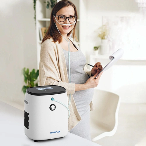 Silent Household Oxygen Concentrator 1-7 Lpm Medical Psa Oxygen Concentrating Machine for Pregnant Women and Babies