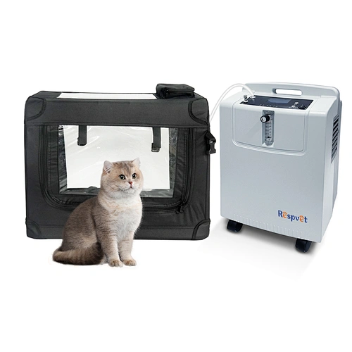 Longfian 5L Veterinary Oxygen Concentrator for Pet Oxygen Chamber Animal Oxygen Therapy Cages Canine O2 Tent
