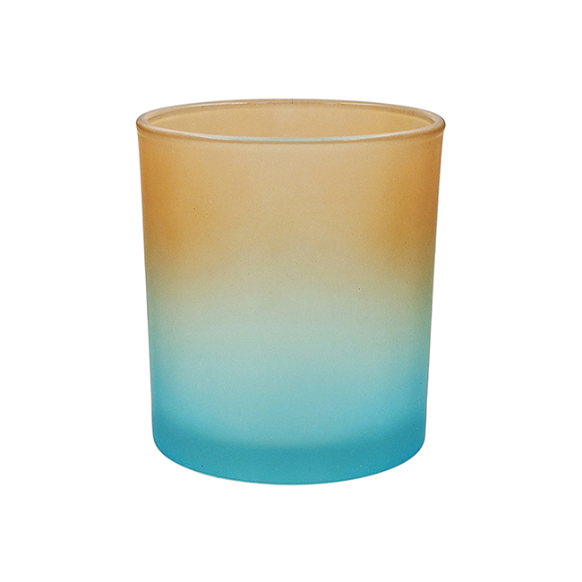gradient candle jar