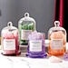crystal stone candle