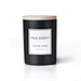 black matte candle jars with lid