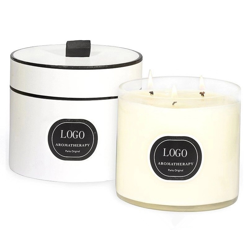 3 wick scented candles