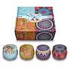 tin candle containers