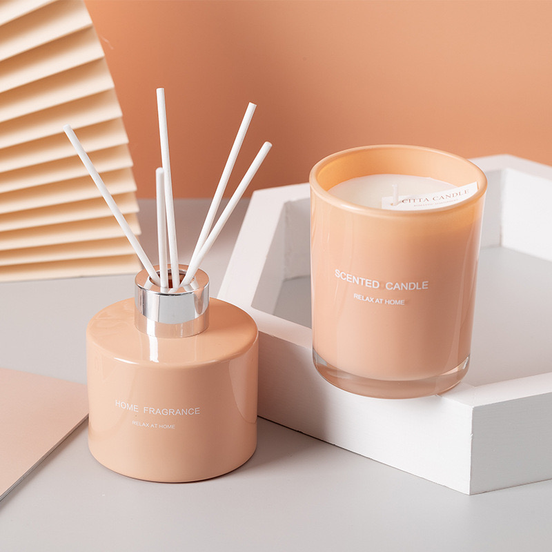 candle and reed diffuser set