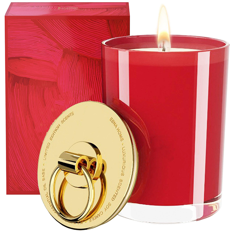 customizable scented candles black