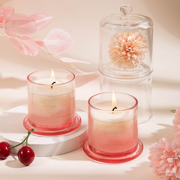 scented candles with logo
