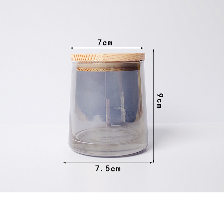 iridescent candle jar