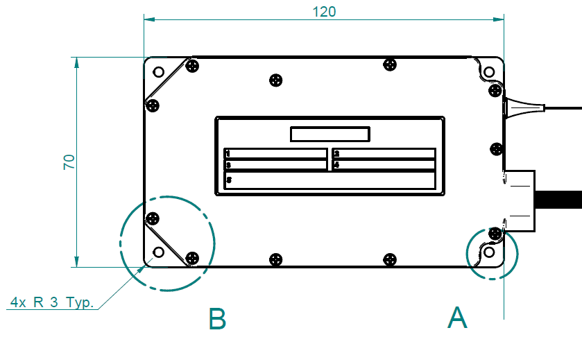 AAWG Package Size.png 48 Channel 100G Flat Top Athermal AWG