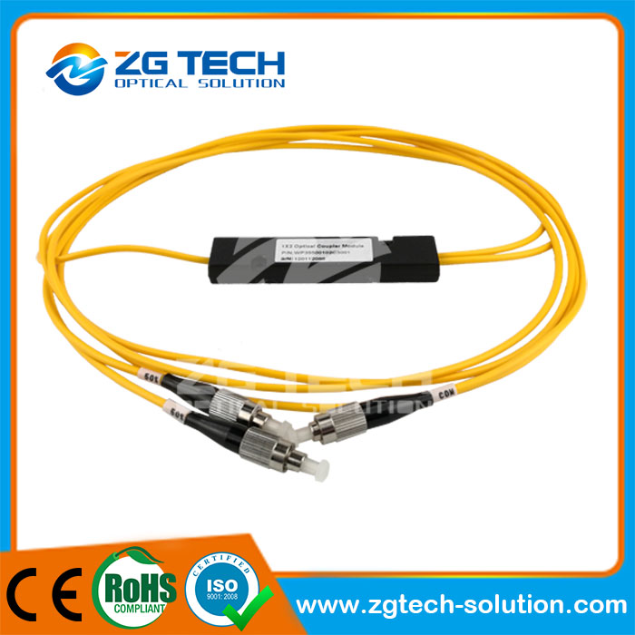 Single Mode Single Window 1x2 Or 2x2 FBT Coupler Optical Coupler