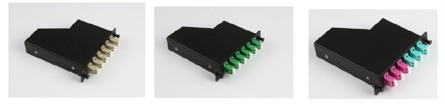 12 Core MTP MPO Fiber Optic Plug-N-Play Cassettes 12 Core MTP MPO Fiber Optic Plug-N-Play Cassettes