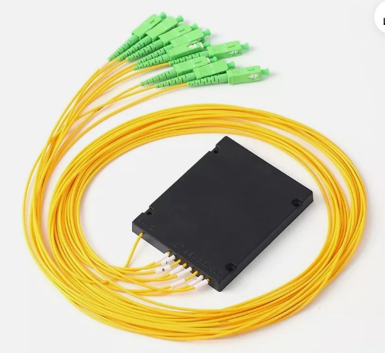 1X8 Fiber Optic splitter box SC/APC Fiber Optical PLC Splitter