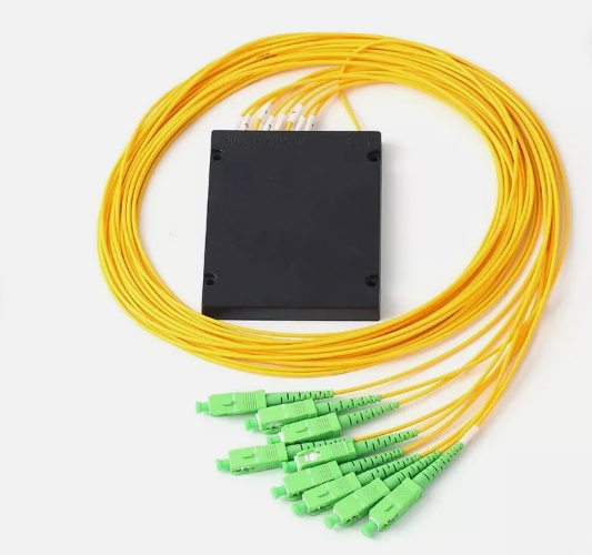 1X8 Fiber Optic splitter box SC/APC Fiber Optical PLC Splitter