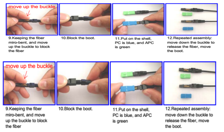 SC Fiber Optic Fast Connector