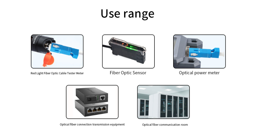 Hybrid SC Male LC Female Fiber Adapter