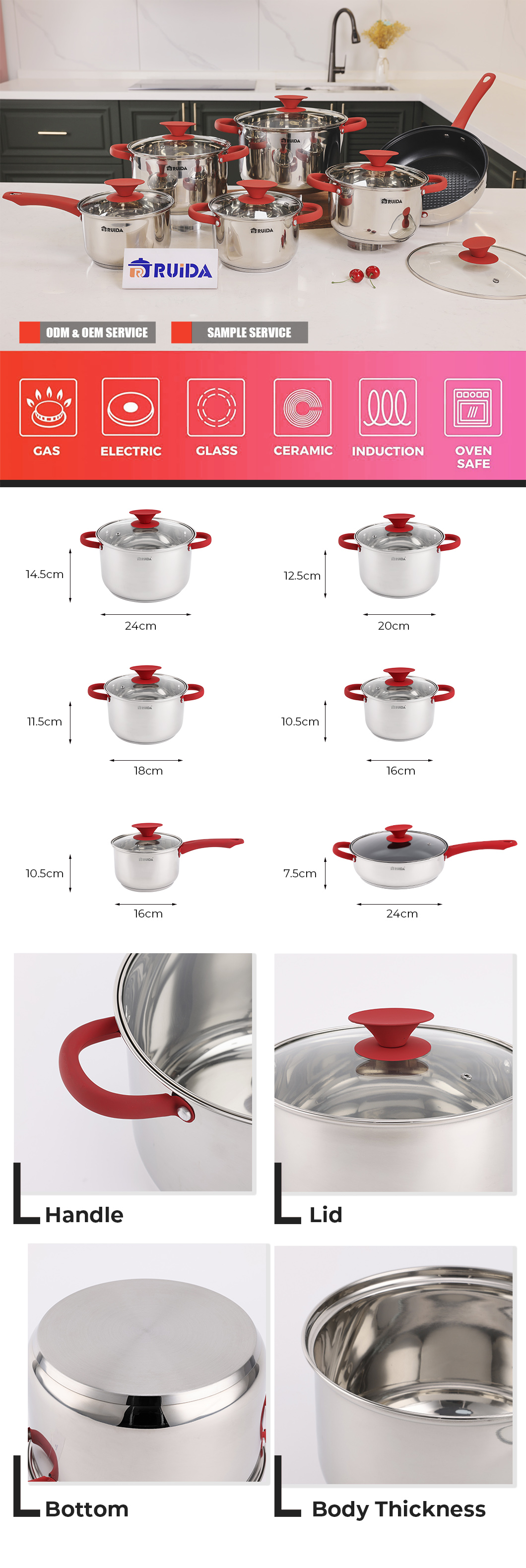 Stainless Steel Cookware Set