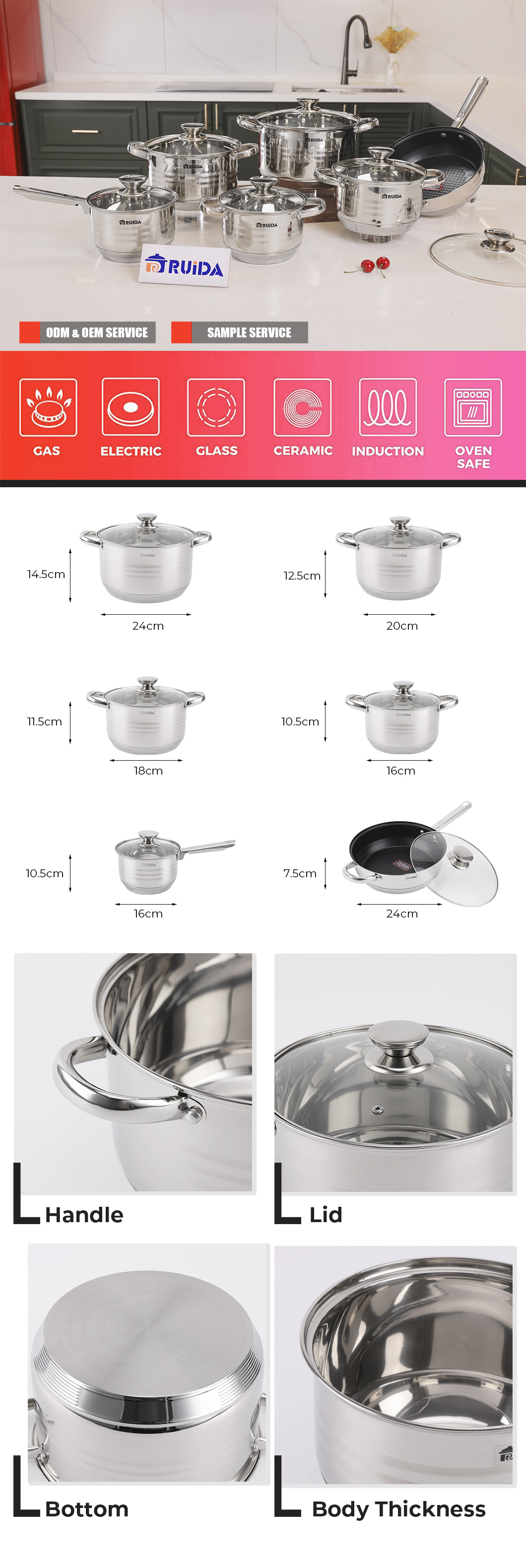 Stainless Steel Cookware Set