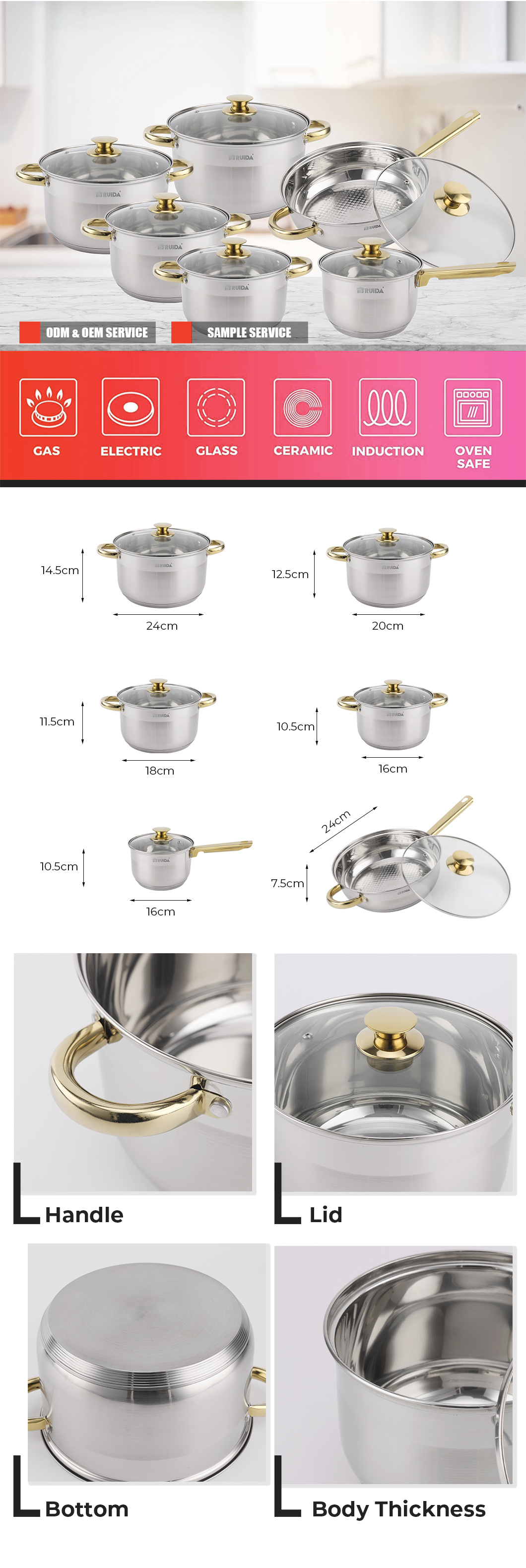 Stainless Steel Cookware Set