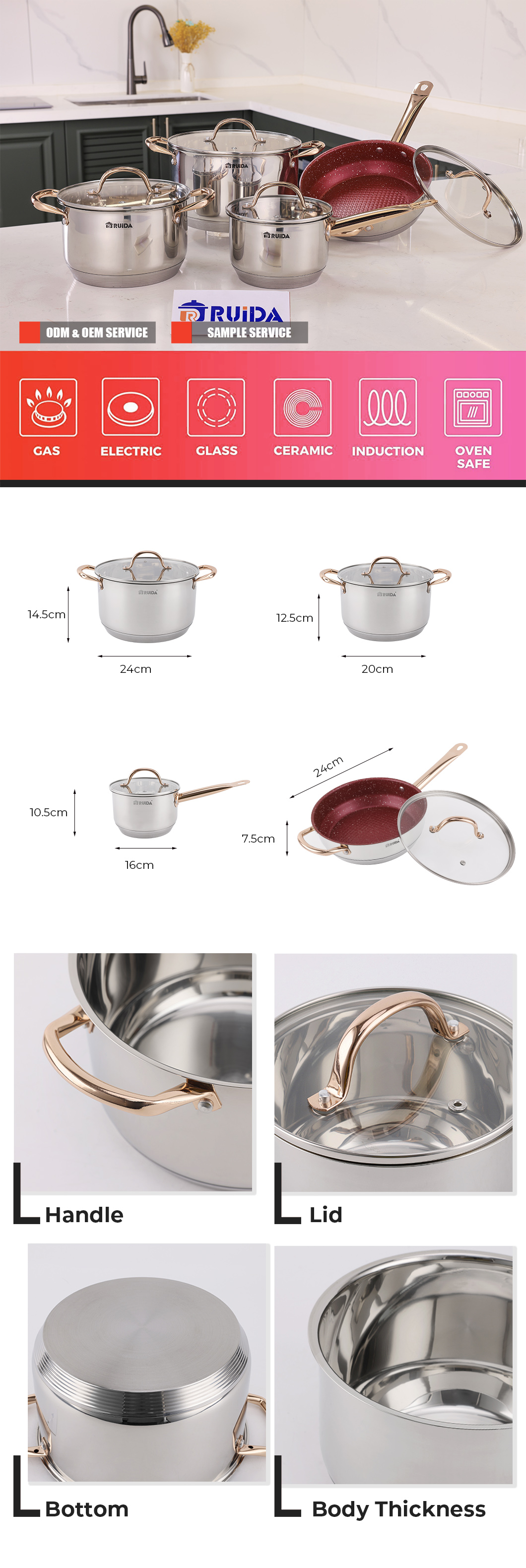 Stainless Steel Cookware Set